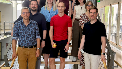 Participants of the MiHUB in-person meeting on 23 June 2026 at the Medical Theoretical Centre of TU Dresden. 