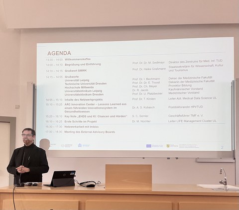 Prof. Dr. Martin Sedlmayr, Direktor des ZMI und Dresdner PI von KIMed