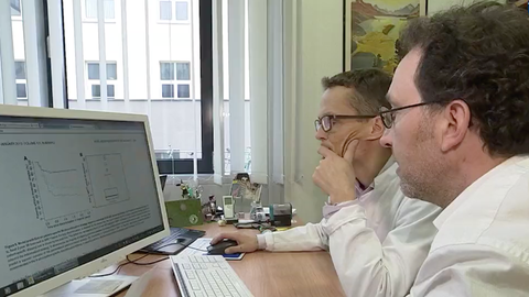 Prof. M. Bornhaeuser and Prof. I. Roeder