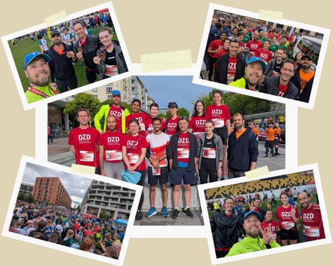Picture collage participation REWE Team Challenge 2025
