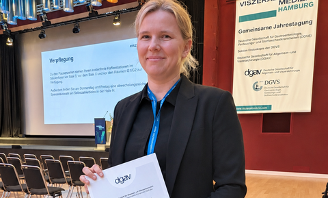 Josephine Runge erhält DGAV Abstract Preis