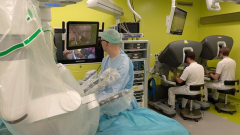 Inhouse Training am Da Vinci OP-Roboter