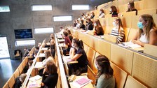 Hörsaal Studium Hebammenkunde Dresden