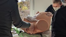 Schulung Geburt am Phantom Zentrum für Hebammenwissenschaft