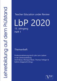 Cover Themenheft "Professionalisierung durch Lehr-Lern-Labore in der Lehrerausbildung"