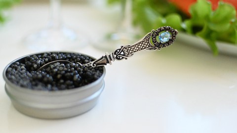 bowl of caviar