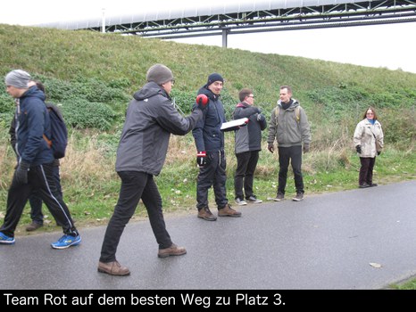 Boßeler auf Straße