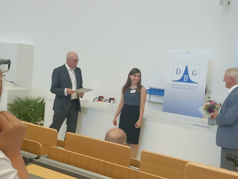 Preisverleihung an Frau Dr. Simmchen