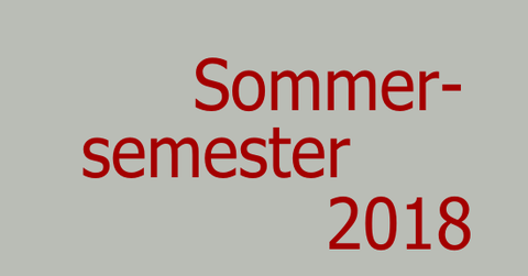 Sommersemester 2018