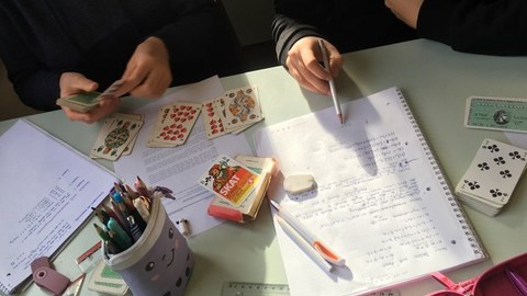 Arbeit im Camp