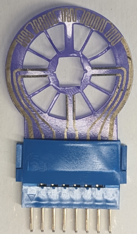 Sensor-Ring aus einem bioabbaubaren Polymer