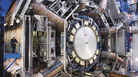 Der ATLAS-Detektor im geöffneten Zustand