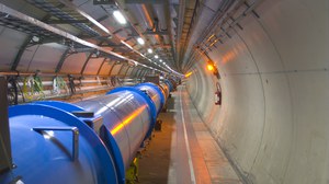 Blick in den LHC Tunnel