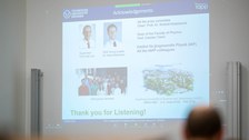 Folie aus dem Vortrag von Dr. Guo