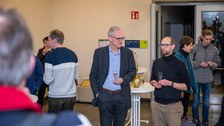 Karl Leo und Sebastian Reineke beim Empfang