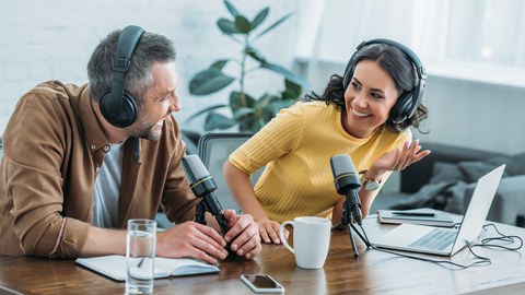 Podcast Aufnahme
