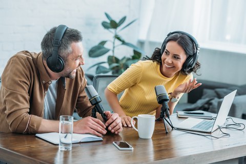 Podcast Aufnahme