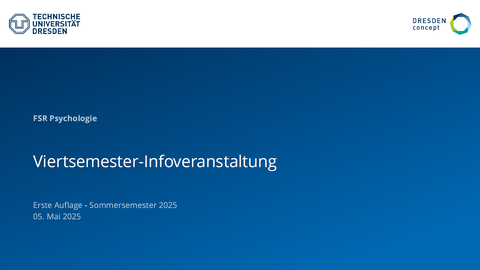 Viertsemester-Infoveranstaltung