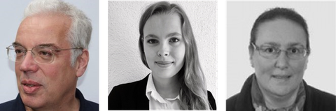 Portraitaufnahme von Sofia Meyer, Martina Grüter und Thomas Grüter
