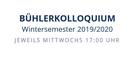 Bühlerkolloquium