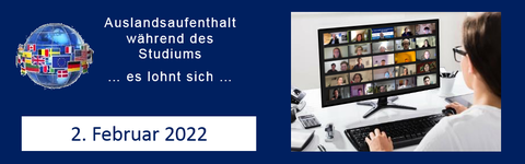 Banner zur Informationsveranstaltung 2. Februar 2022