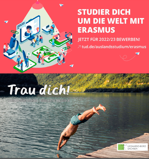 Titelblatt Broschüre Studier dich um die Welt