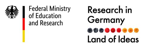 BMBF-Logo "Research in Germany"