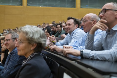 die ersten Reihen im Audimax