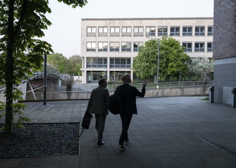 Benjamin List verlässt den Audimax