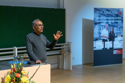 Nobelpreisträger Venkatraman (Venki) Ramakrishnan zu Gast an der TU Dresdeny