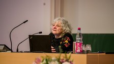 Ada Yonath im Audimax der TU Dresden