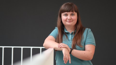 Porträtaufnahme von Uliana Tsiko