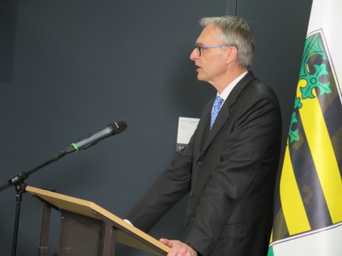 Prof. Leo bei seiner Ansprache