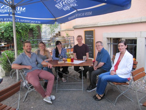 Das PhysPhil-Team bei der Langen Nacht der Wissenschaften