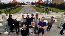 Gruppenfoto von Studierenden der TUD in Taiwan