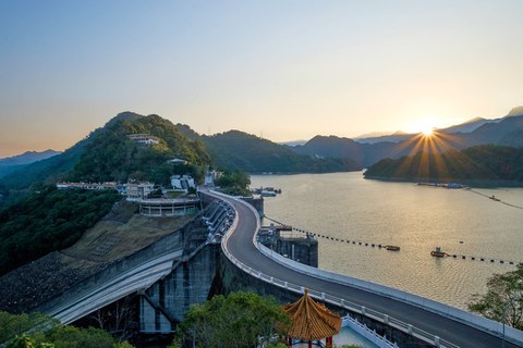 Foto vom Shimen-Stausee in Taiwan