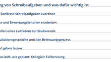 Inhaltsverzeichnis Starthilfe Schreibdidaktik Teil 2