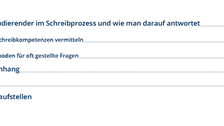 Inhaltsverzeichnis Starthilfe Schreibdidaktik Teil 4