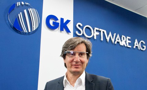 Illustration des Börsengangs der früheren Firma GK Software im Jahr 2008.