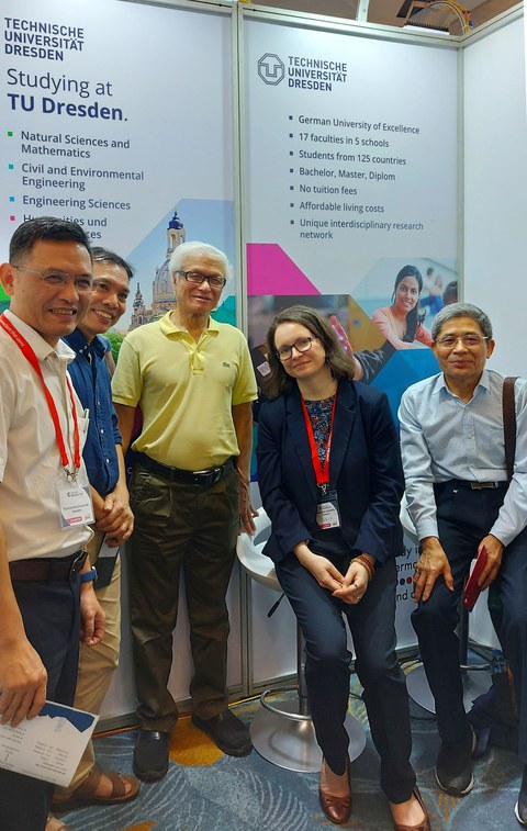 Messestand in Vietnam