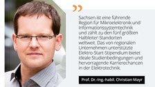 Portrait und Zitat von Prof. Dr. Mayr