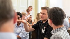 Workshoparbeit beim Förderernetzwerktreffen