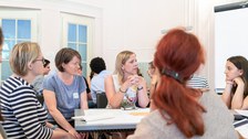 Workshoparbeit beim Förderernetzwerktreffen