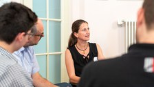Workshoparbeit beim Förderernetzwerktreffen