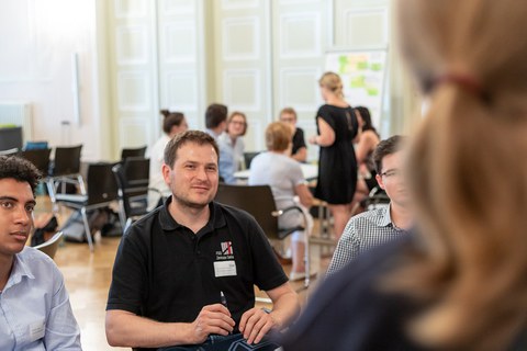Workshoparbeit beim Förderernetzwerktreffen