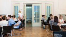 Workshoparbeit beim Förderernetzwerktreffen