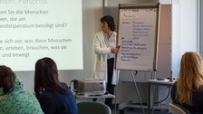 Susan Kindler erklärt Arbeit mit Personas