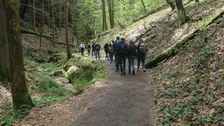 Gruppe wandern