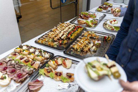 Buffett beim Get-together