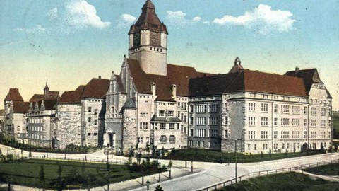 TUD Campus Ansichtskarte Gericht